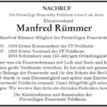 Nachruf Manfred Rümmer