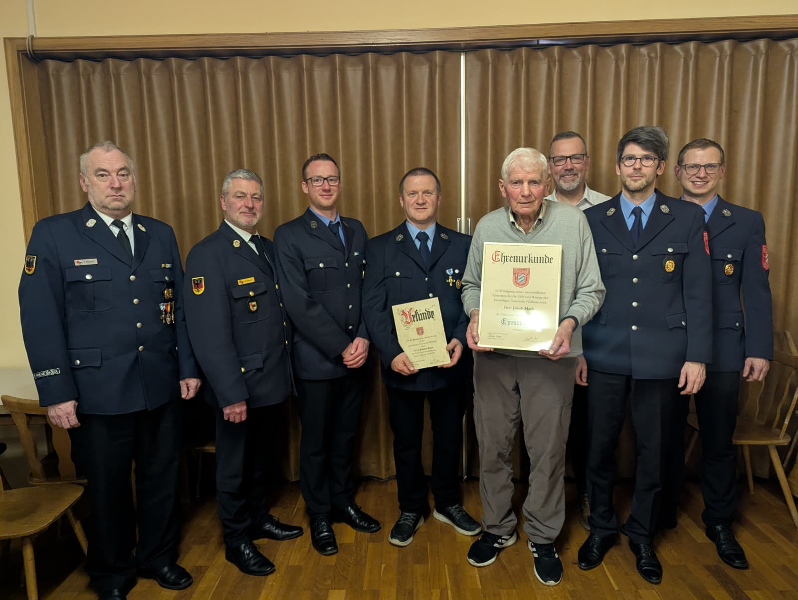 Dienstversammlung mit Jahreshauptversammlung 2026